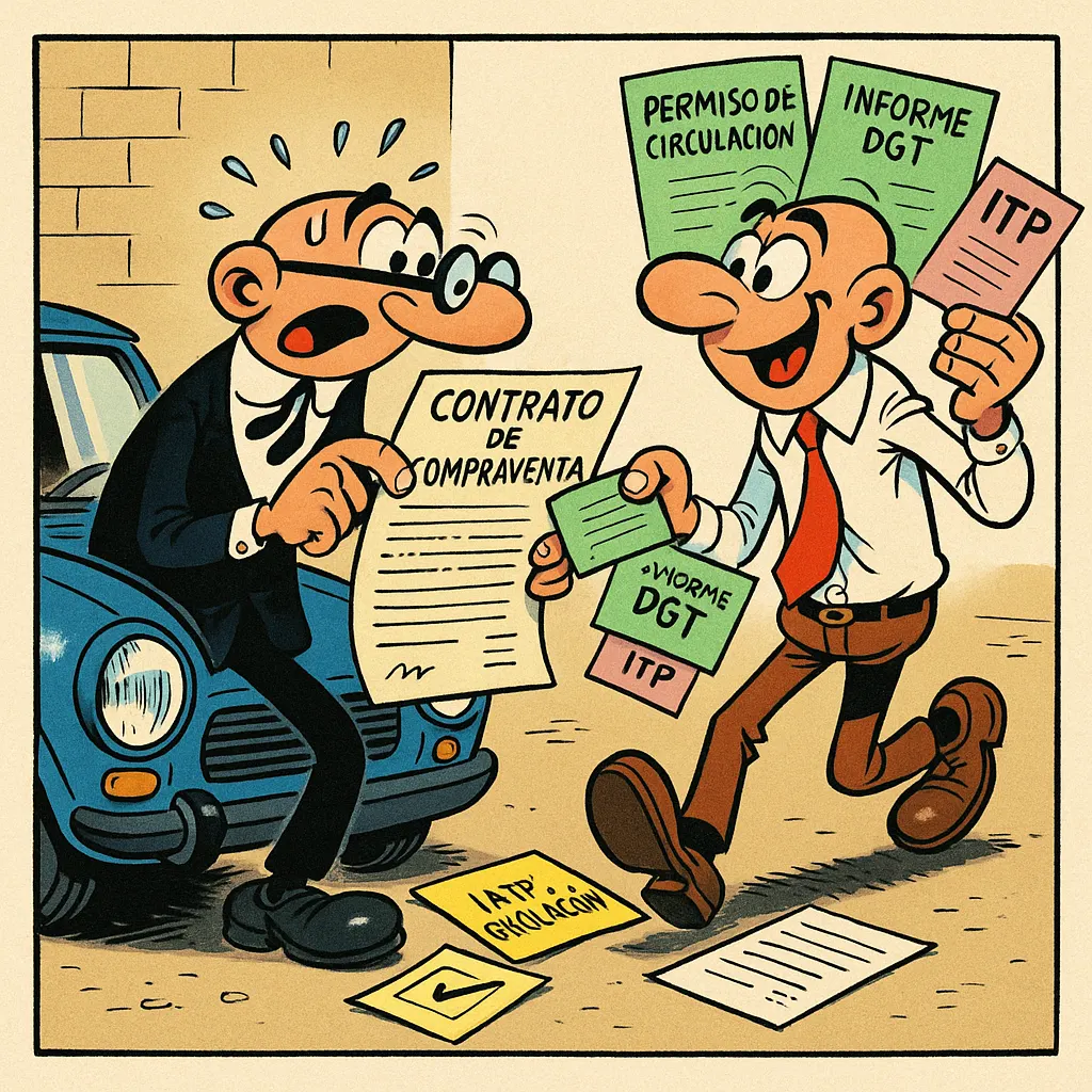 Essential documents for buying and selling vehicles
